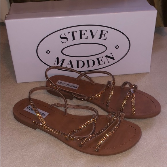 Steve Madden Shoes - Steve Madden Rita bronze sandals size 8